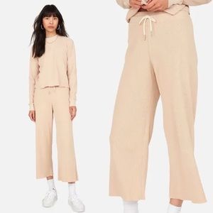 ISO: Mate the Label Thermal Wide Leg Crop Pant in Latte Size Small NWT